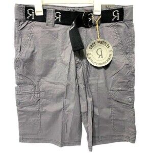 Grey Rivets Men’s Butcher Cargo Shorts